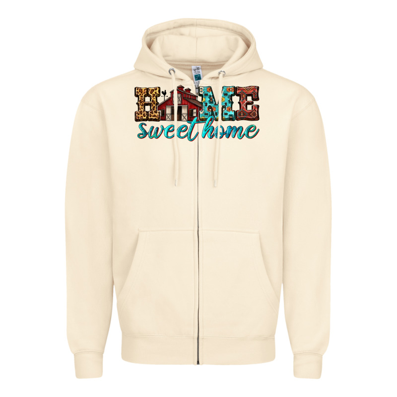 Home Sweet Home Zipper Hoodie by texasbilliewilder | Teevron