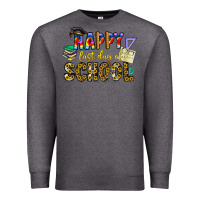 Charcoal Heather happy last day of school Premium Sweatshirt - CowhideDigitalArt