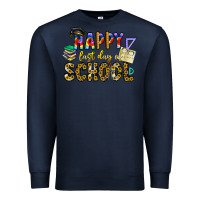 Navy happy last day of school Premium Sweatshirt - CowhideDigitalArt