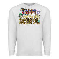 Oatmeal Heather happy last day of school Premium Sweatshirt - CowhideDigitalArt