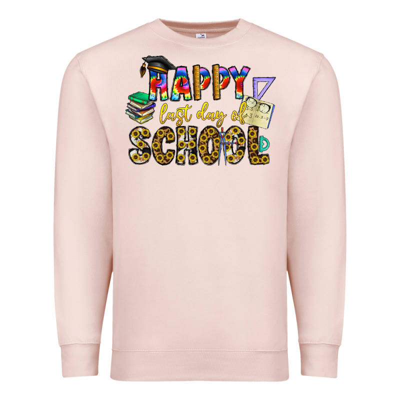 Happy Last Day Of School Premium Sweatshirt by CowhideDigitalArt | Teevron