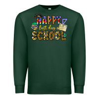 Sports Green happy last day of school Premium Sweatshirt - CowhideDigitalArt