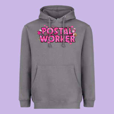 Breast Cancer Postal Worker Heavyweight Hoodie Designed By Texasbilliewilder