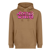 Toasted Coconut Breast Cancer Postal Worker Heavyweight Hoodie - texasbilliewilder