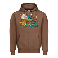 Chestnut half human half coffee Zipper Hoodie - texasbilliewilder