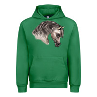 Emerald Arabian Horse Urban Hoodie - LillyAllenDesigns