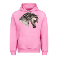 Fuchsia Pink Arabian Horse Urban Hoodie - LillyAllenDesigns