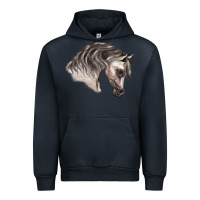 Navy Arabian Horse Urban Hoodie - LillyAllenDesigns
