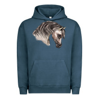 Pigment Midnight Navy Arabian Horse Urban Hoodie - LillyAllenDesigns