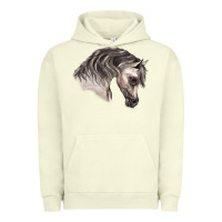 Pigment Pistachio Arabian Horse Urban Hoodie - LillyAllenDesigns