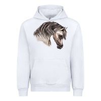 White Arabian Horse Urban Hoodie - LillyAllenDesigns
