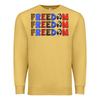 Antique Gold 4th of july freedom Premium Sweatshirt - HRA Design Shop