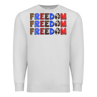 Dove Grey 4th of july freedom Premium Sweatshirt - HRA Design Shop