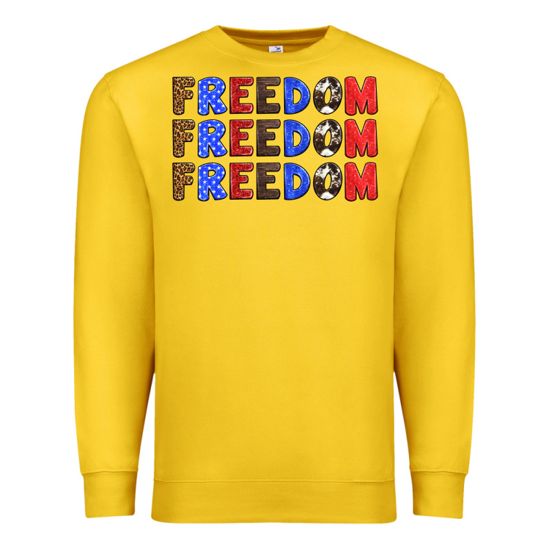 4th Of July Freedom Premium Sweatshirt by HRA Design Shop | Teevron