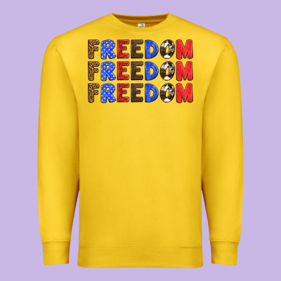 4th Of July Freedom Premium Sweatshirt Designed By Hra Design Shop