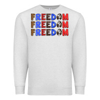 Oatmeal Heather 4th of july freedom Premium Sweatshirt - HRA Design Shop