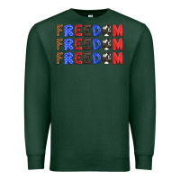 Sports Green 4th of july freedom Premium Sweatshirt - HRA Design Shop