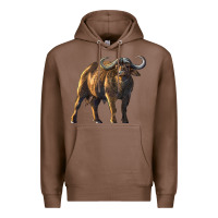 Chestnut Buffalo Premium Hoodie - LillyAllenDesigns