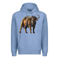 Colony Blue Buffalo Premium Hoodie - LillyAllenDesigns