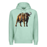 Seafoam Buffalo Premium Hoodie - LillyAllenDesigns