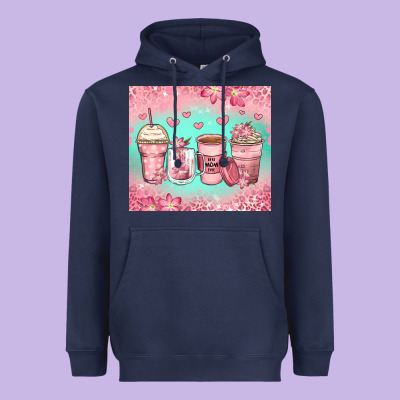 Best Mom Ever Coffee Cups Heavyweight Hoodie Designed By Zillion Design Studio