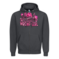 Smoke cancer picked the wrong girl Zipper Hoodie - RanaPortraitStore