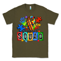Army Green basketball support squad autism Classic Tee - Zillion Design Studio