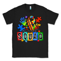 Black basketball support squad autism Classic Tee - Zillion Design Studio