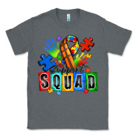 Charcoal Heather basketball support squad autism Classic Tee - Zillion Design Studio