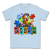 Dusty Blue basketball support squad autism Classic Tee - Zillion Design Studio