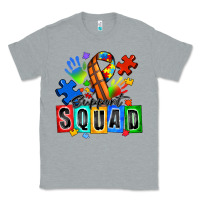 Heather Grey basketball support squad autism Classic Tee - Zillion Design Studio