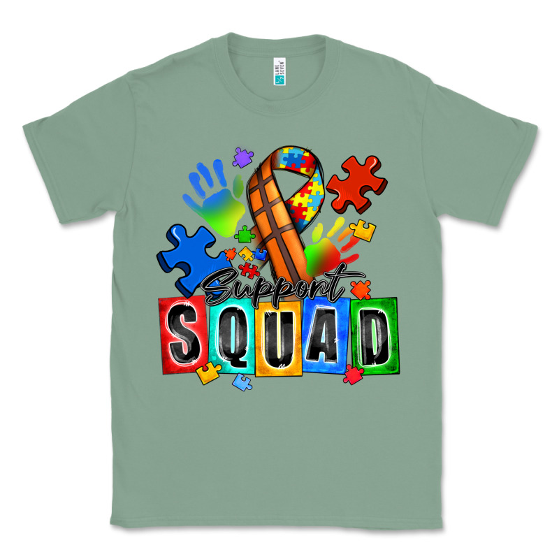 Basketball Support Squad Autism Classic Tee by Zillion Design Studio | Teevron