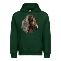 Forest Green Tennessee Horse Urban Hoodie - LillyAllenDesigns