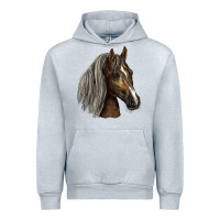 Heather Grey Tennessee Horse Urban Hoodie - LillyAllenDesigns