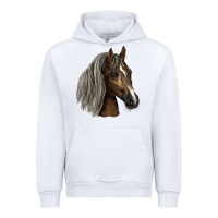 White Tennessee Horse Urban Hoodie - LillyAllenDesigns