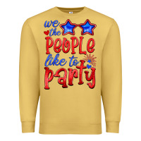 Antique Gold we people like the party Premium Sweatshirt - HRA Design Shop