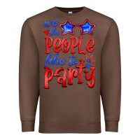 Chestnut we people like the party Premium Sweatshirt - HRA Design Shop