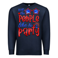 Navy we people like the party Premium Sweatshirt - HRA Design Shop