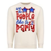 Sandshell we people like the party Premium Sweatshirt - HRA Design Shop