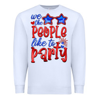 White we people like the party Premium Sweatshirt - HRA Design Shop
