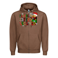 Chestnut flannels lattes Zipper Hoodie - Zillion Design Studio