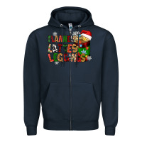 Navy flannels lattes Zipper Hoodie - Zillion Design Studio