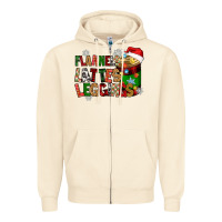 Sandshell flannels lattes Zipper Hoodie - Zillion Design Studio