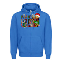 True Royal flannels lattes Zipper Hoodie - Zillion Design Studio