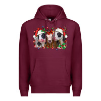 Funny Christmas Heifers Premium Hoodie | Teevron
