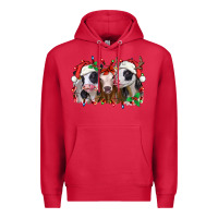 Cardinal funny christmas heifers Premium Hoodie - Jasminsmagicworld