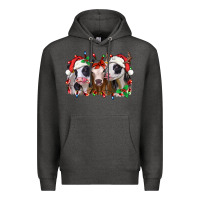 Charcoal Heather funny christmas heifers Premium Hoodie - Jasminsmagicworld
