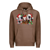 Chestnut funny christmas heifers Premium Hoodie - Jasminsmagicworld