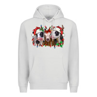 Dove Grey funny christmas heifers Premium Hoodie - Jasminsmagicworld