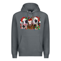 Rock funny christmas heifers Premium Hoodie - Jasminsmagicworld